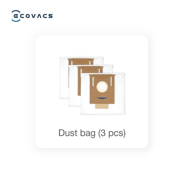 Dustbag 3 Pcs ecovacs Robot Vacuum Cleaner T8, N10, T9, N8, N8 Pro, N8 AIVI