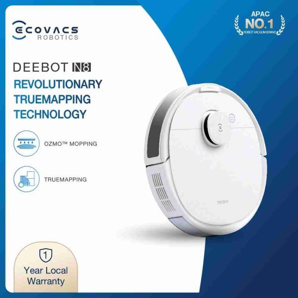 Ecovacs DEEBOT N8 Robot Vacuum Cleaner Mop