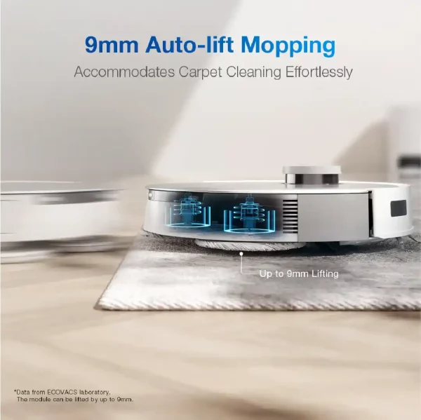 Robot vacuum cleaner ecovacs deebot t20 omni dengan 9mm auto lift mopping