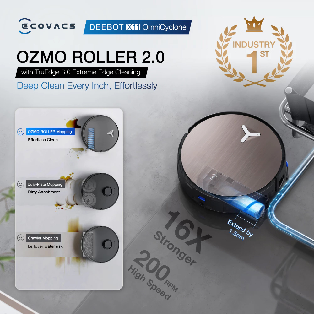 Ecovacs X11 OMNICyclone Launch Head Photos-05