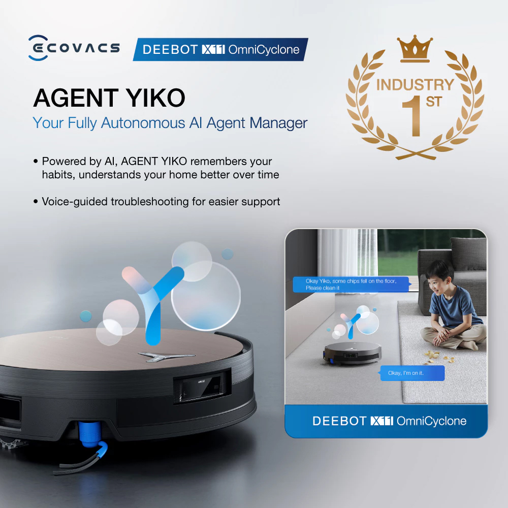 Ecovacs X11 OMNICyclone Launch Head Photos-10