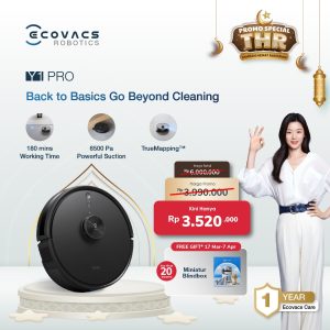 Ecovacs DEEBOT Y1 PRO robot vacuum cleaner