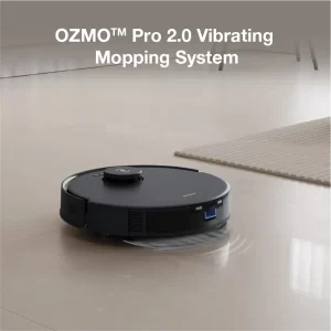 Robot vacuum cleaner ecovacs deebot n20 pro black dengan feature OZMO pro vibrating mopping system