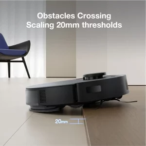 Robot vacuum cleaner ecovacs deebot n20 pro black dengan feature obstacle crossing scaling 20mm threshold