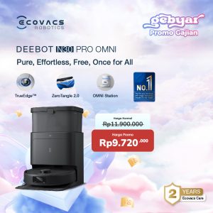 Ecovacs DEEBOT N30 PRO OMNI – Black
