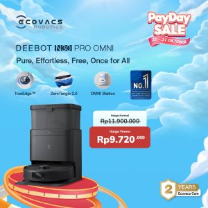 Ecovacs DEEBOT N30 PRO OMNI – Black