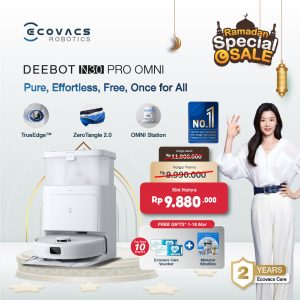 robot vacuum cleaner Ecovacs DEEBOT N30 PRO OMNI – White