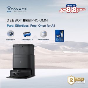 Ecovacs DEEBOT N30 PRO OMNI – Black