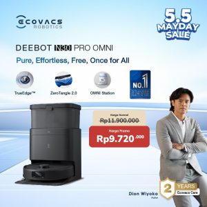 Ecovacs DEEBOT N30 PRO OMNI – Black