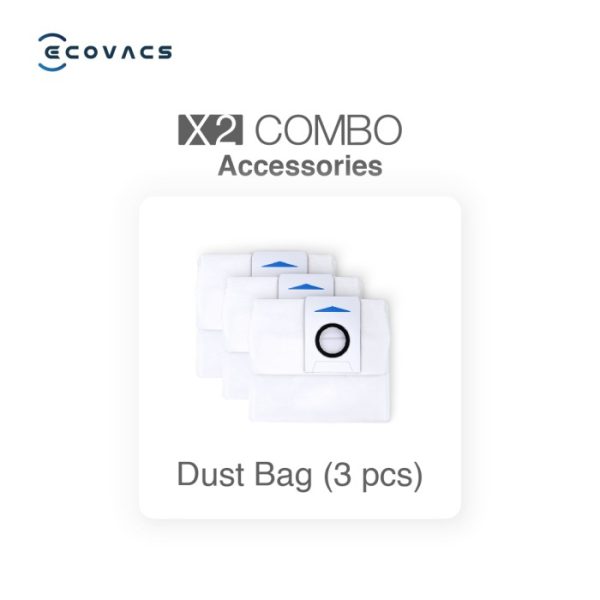 Dustbag 3 Pcs ecovacs Robot Vacuum Cleaner X2 COMBO