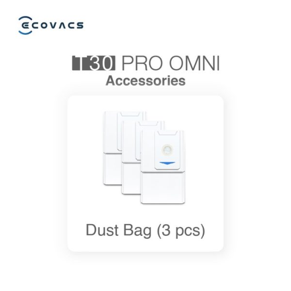 Dustbag 3 Pcs ecovacs Robot Vacuum Cleaner T30 Pro Omni