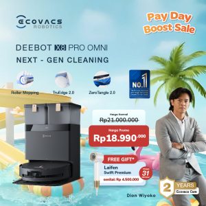 Ecovacs DEEBOT X8 PRO OMNI - BLACK
