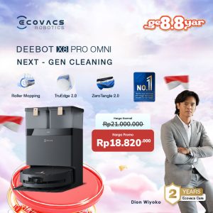Ecovacs DEEBOT X8 PRO OMNI - BLACK