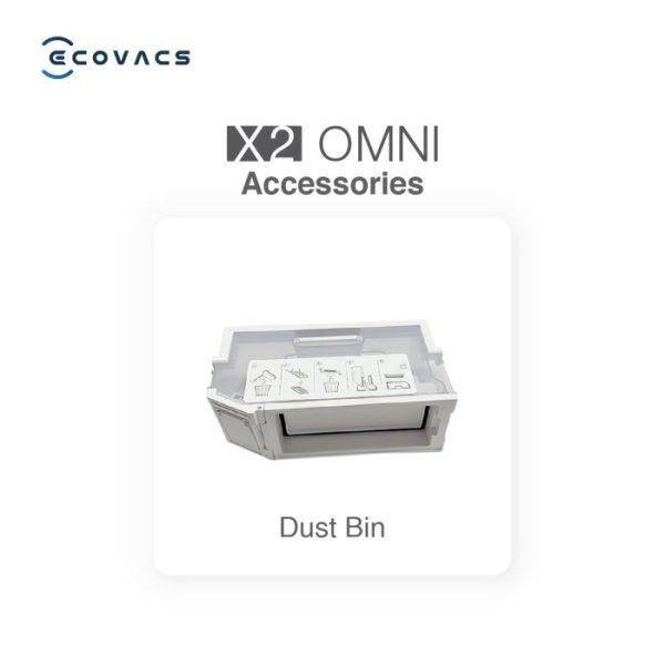 Dustbox AES White ecovacs Robot Vacuum Cleaner X2 Omni