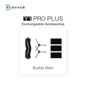 Buddy Main Acc ecovacs Robot Vacuum Cleaner Y1 Pro Plus