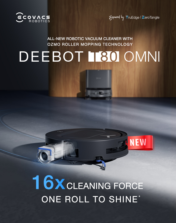 Ecovacs T80 OMNI Launch Website Homepage Mobile Banner